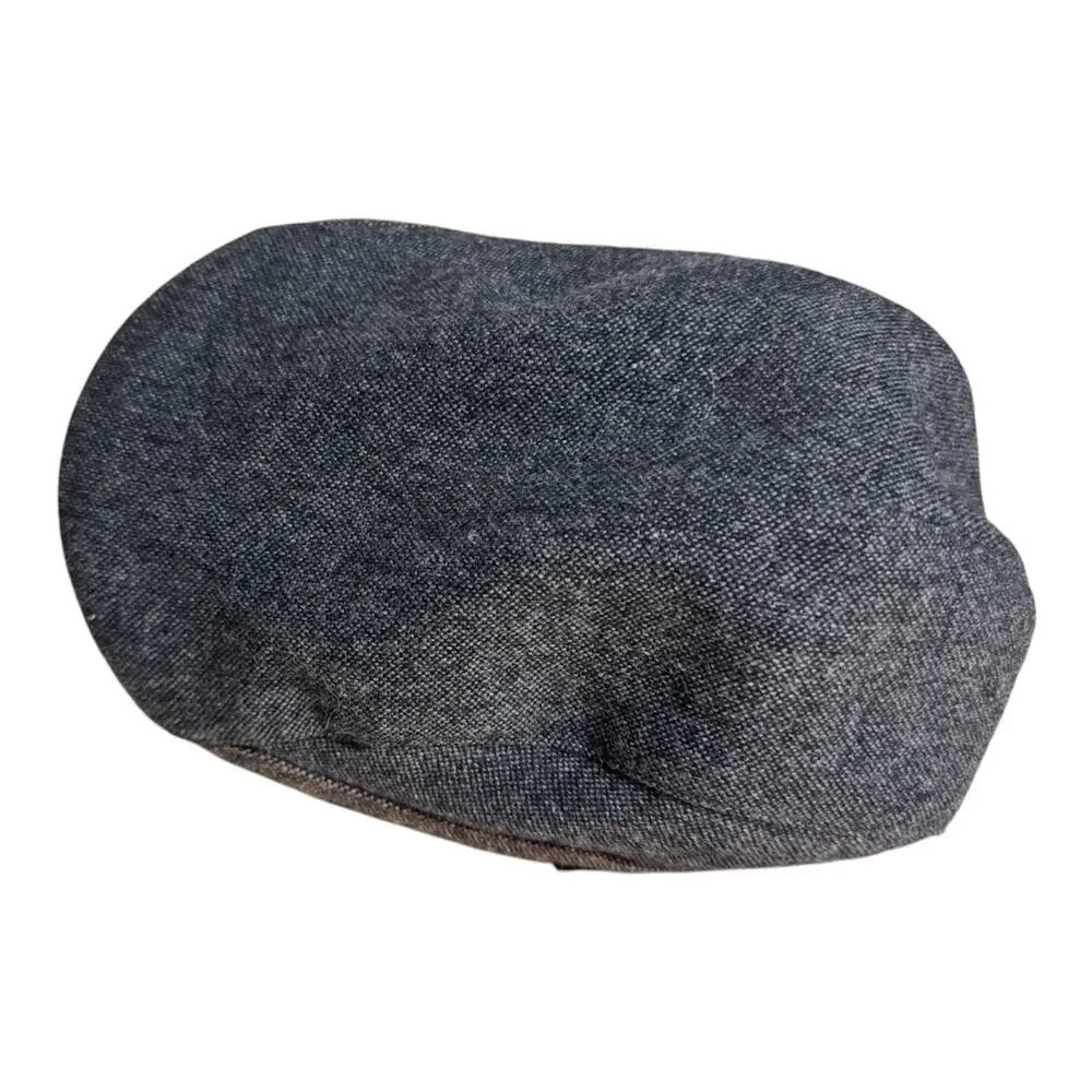 Bailey of Hollywood Grey and Brown Textured Ivy Cap. Men’s Small Size Hat